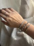 PULSEIRA ELOS GRADUADOS INSPIRAÇÃO TIFFANY EM AÇO INOXIDÁVEL - comprar online