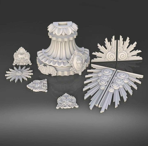 Kit Ornamentos com base