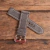 Pulseira de relógio em canvas e couro preto distressed - MF Straps