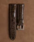 Pulseira de relógio croco tamponado marrom café - MF Straps
