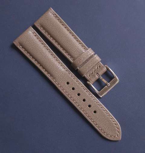 Pulseira de relógio em couro de cabra elephant grey - comprar online