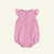 Romper de Bebê Manga Babadinho Botões | Rosa