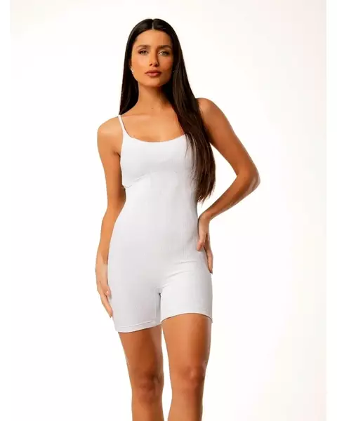 Macaquinho Canelado Duo | BRANCO | All Shape