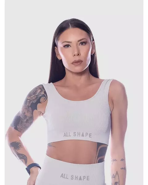 Top SEAMLESS Luxe Canelado | AREIA | All Shape