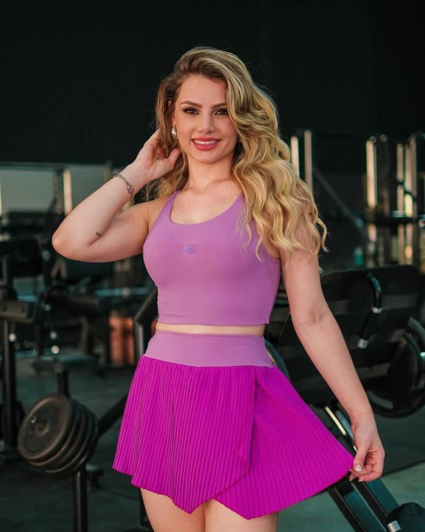 Conjunto Top + Saia Aurora | LILÁS | Ed' Rios Beach