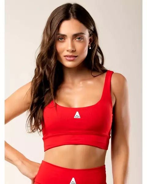 Top Regata Essencial Comfort | VERMELHO | All Shape