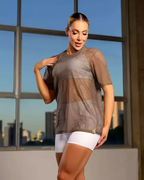 Blusa Dusk | CASTANHO / MARROM CLARO | Via Máfia