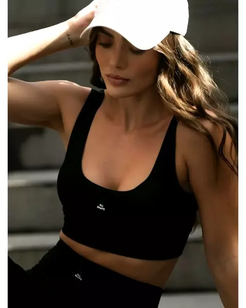 Top Regata Essencial Comfort | PRETO | All Shape