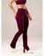 Calça Flare com Abertura Lateral | DARK PLUM | All Shape