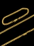 KIT PERUANA (4mm) CORRENTE + PULSEIRA - Banhado a ouro 18k - Destaque18k