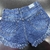 Short Azul Desflecado - comprar online