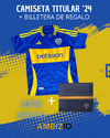 Camiseta oficial Boca 2024 + billetera de regalo