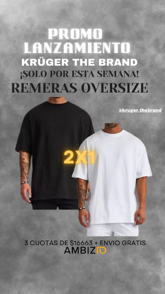 2X1 REMERA OVERSIZE by Krüger The Brand