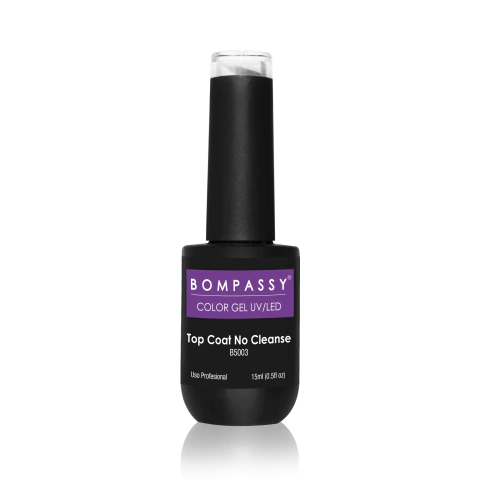 Top Coat No Cleanse 15ml Bompassy