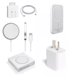 Combo IPhone -Batería Inalámbrica + Adaptador + Cargador Magnético + Usb c
