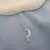 Gargantilha Lua e Gota de Zircônia