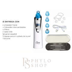 Kit Facial 2 x 1 - Limpiador Facial Electrico + Extractor De Puntos Negros - comprar online