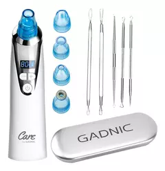 Kit Facial 2 x 1 - Limpiador Facial Electrico + Extractor De Puntos Negros