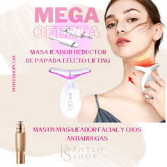 Promo Reductor De Papada, Antiarrugas Premiun + Masajeador Antirrugas Contorno de Ojos - comprar online