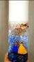 Vela de Cavidade Oxum e Ogum base de Pedras