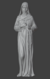 Miniatura de Santa Rita de Cássia - SEM PINTURA - comprar online
