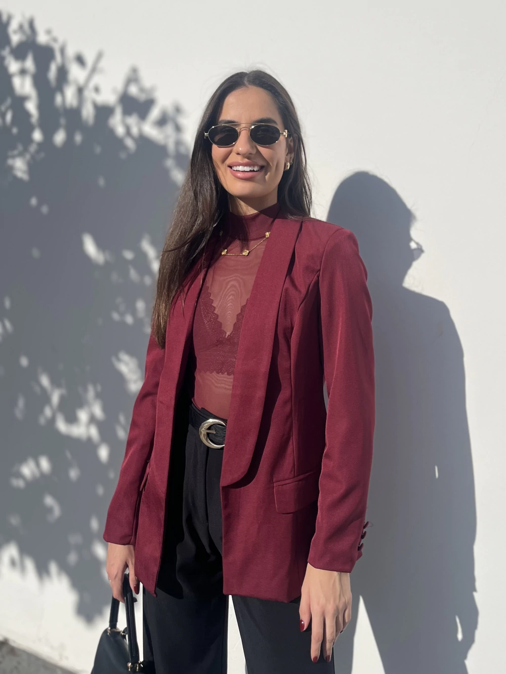 Blazer Pilar - Borgonha