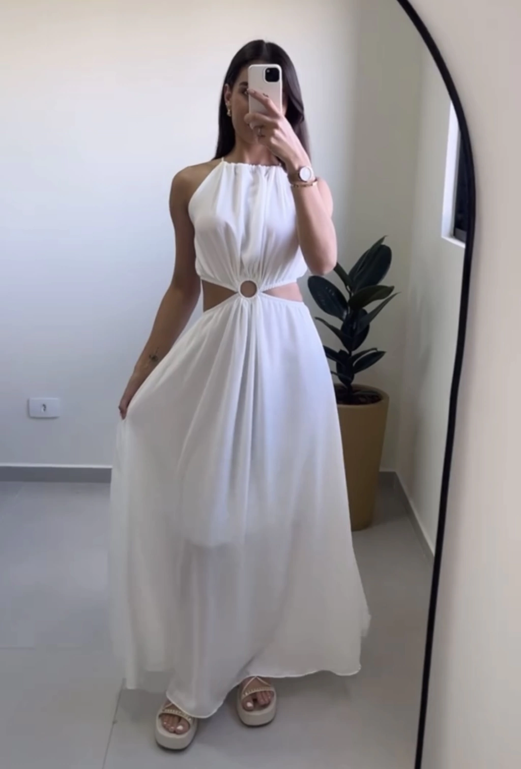 Vestido Jasmim - Branco