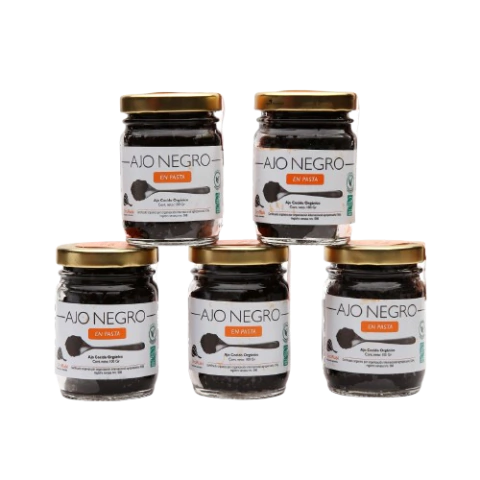 5 PASTAS DE AJO NEGRO x 100 GRAMOS - comprar online