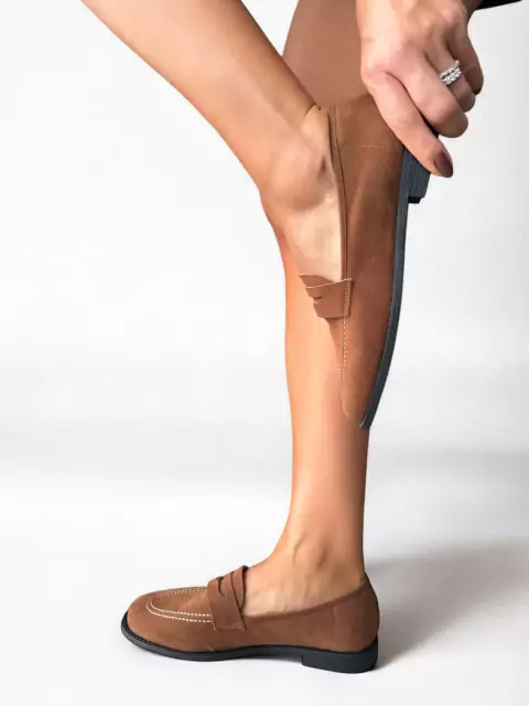 Mocassim Camurça Marrom - comprar online