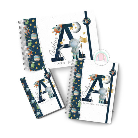 Kit Minhas Memórias - ALFABETO ASTRONAUTA