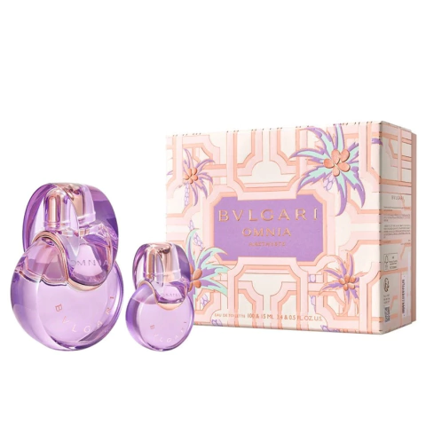 kit Perfume Bvlgari Omnia Amethyste EDT 100ml + Miniatura 15ml - comprar online