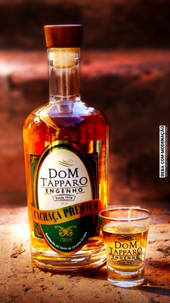 Cachaça Premium 3 anos Carvalho Europeu Dom Tápparo - Engenho Dom Tápparo