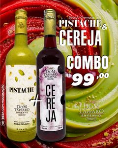 Bebida Alcoólica Mista Pistache + Bebida Alcoólica Mista Cereja