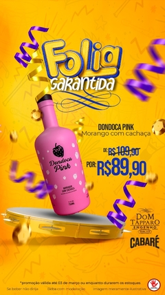 DONDOCA PINK ALCOHOLIC COCKTAIL 750ML - 13,5% VOL. - buy online