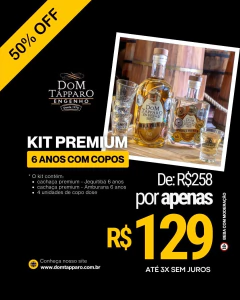 Kit Premium 6 anos com copos - comprar online