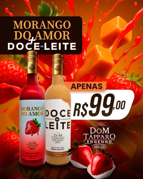 Bebidas Mistas – Morango do Amor & Doce de Leite
