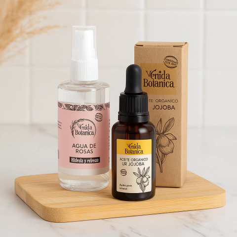 COMBO: Aceite de Jojoba + Agua de rosas - Skin care