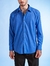 CAMISA FAX AZUL MANGA LARGA TALLE M [404] en internet