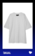 REMERA BLANCA LISA TALLE M [404]
