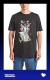 REMERA NEGRA ESTAMPADA [404] TALLE M