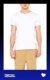 REMERA BLANCA LISA TALLE L