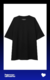 REMERA NEGRA LISA TALLE L [404]