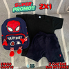 OFERTA 2X1 | MOCHILA SPIDERMAN PLATINIUM + CONJUNTO ESCOLAR REGALO!