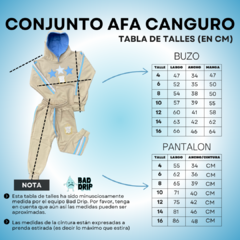 OFERTA 2X1 | CONJUNTO AFA PLATINIUM CANGURO NIÑOS EDICION LIMITADA! en internet