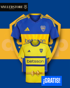 CAMISETA DE BOCA JUNIOR 2X1