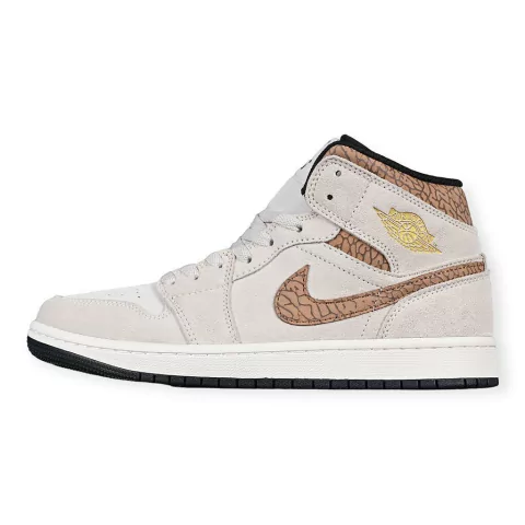 Air Jordan AJ1 Mid "Brown Elephant"