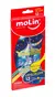 LÁPIS DE COR MOLIN 12 CORES PASTEL E METÁLICO