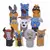 KIT DEDOCHE CARLU ANIMAIS DOMÉSTICOS 10 PERSONAGENS EM FELTRO COLORIDO