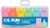 MARCA TEXTO FUN MINI CIS - ESTOJO COM 6 CORES PASTEL