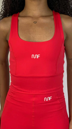 Top Recortes Vermelho